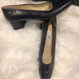 Etienne Aigner “Astoria” Black Leather Pump Sz 9N